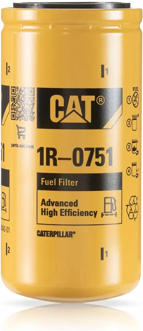 Caterpillar 1R-0751 Advanced High Efficiency Fuel Filter Multipack (Pack of 1)