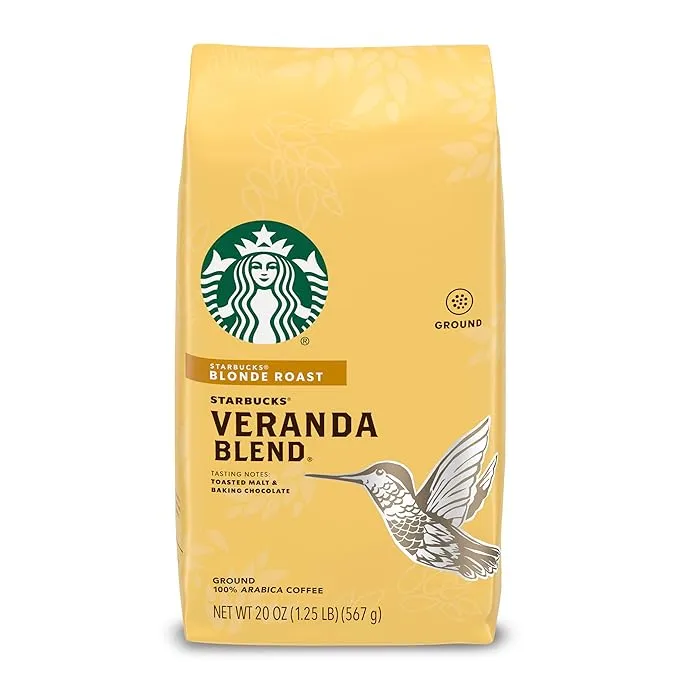 Starbucks Blonde Roast Ground Coffee Veranda Blend