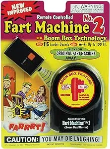 Remote Controlled Fart Machine #2 with Boom Box Technology by TJ Wisemen - Wireless - Works 100 feet away