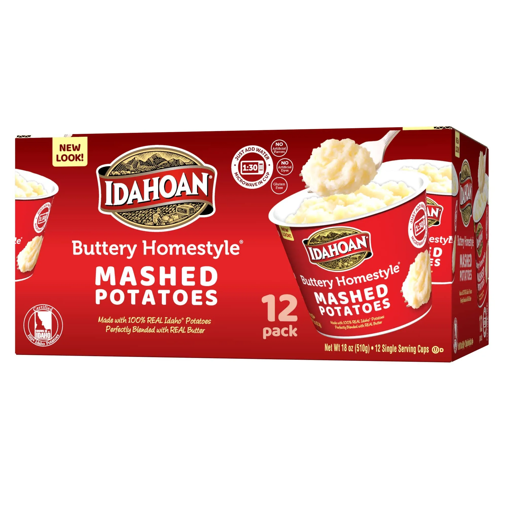 Idahoan Buttery Homestyle Mashed Potatoes