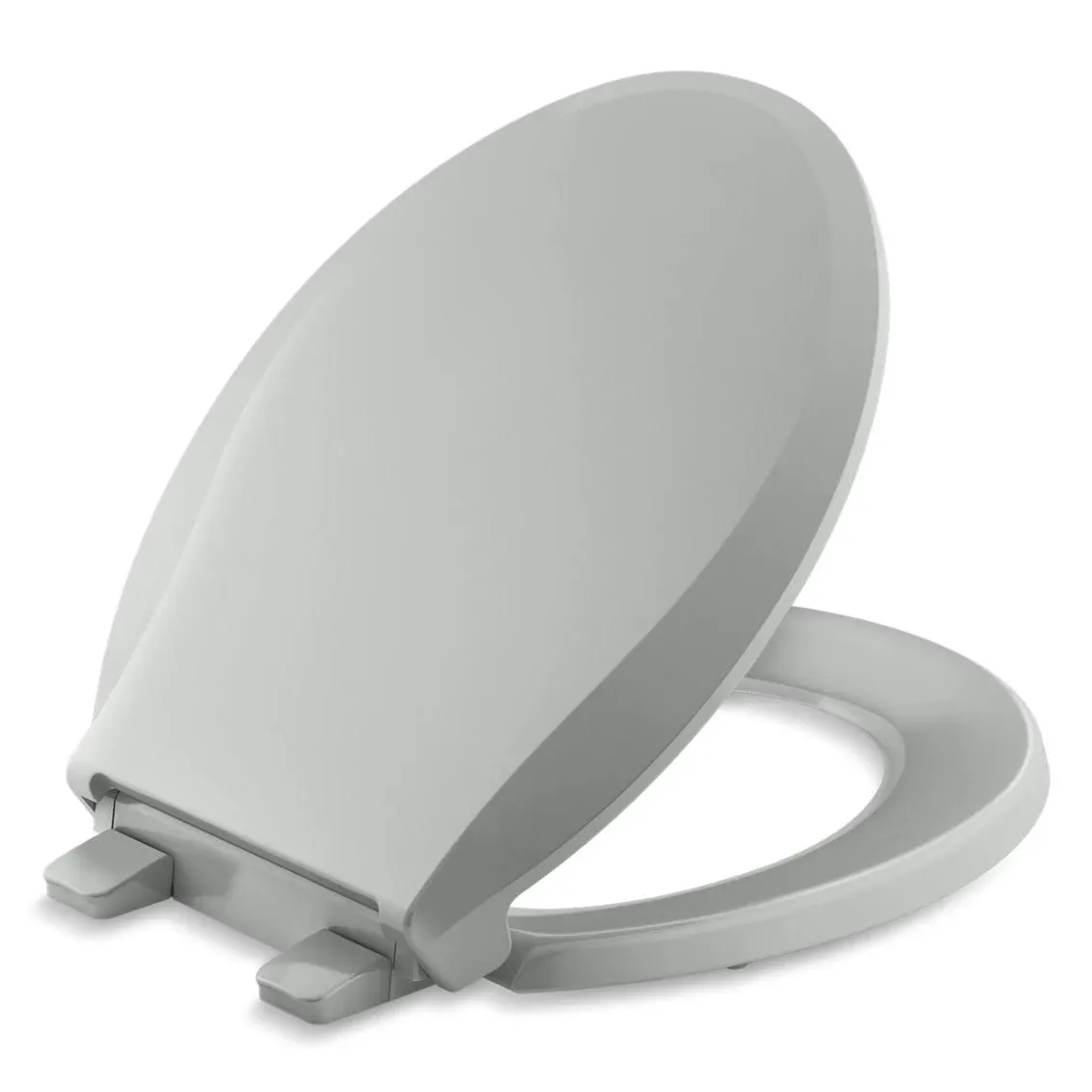 KOHLER K-4639-RL Cachet ReadyLatch Quiet-Close round-front toilet seat