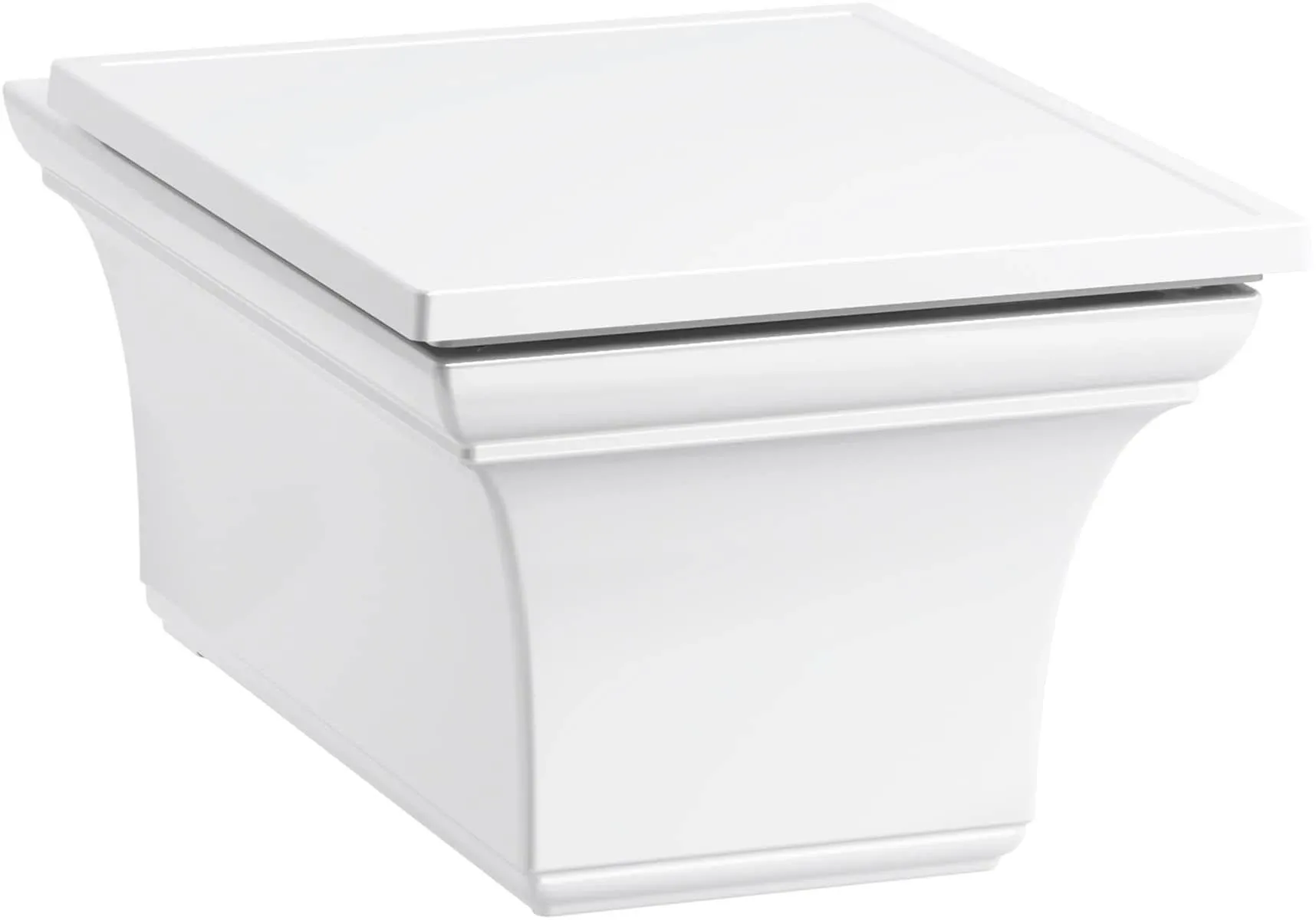 KOHLER K-6918 Memoirs Wall-hung compact elongated toilet, dual-flush