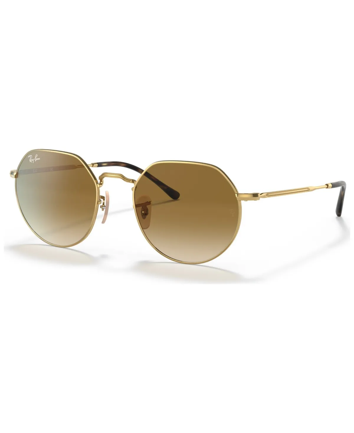 Jack Sunglasses Gold Frame Brown Lenses 53-20