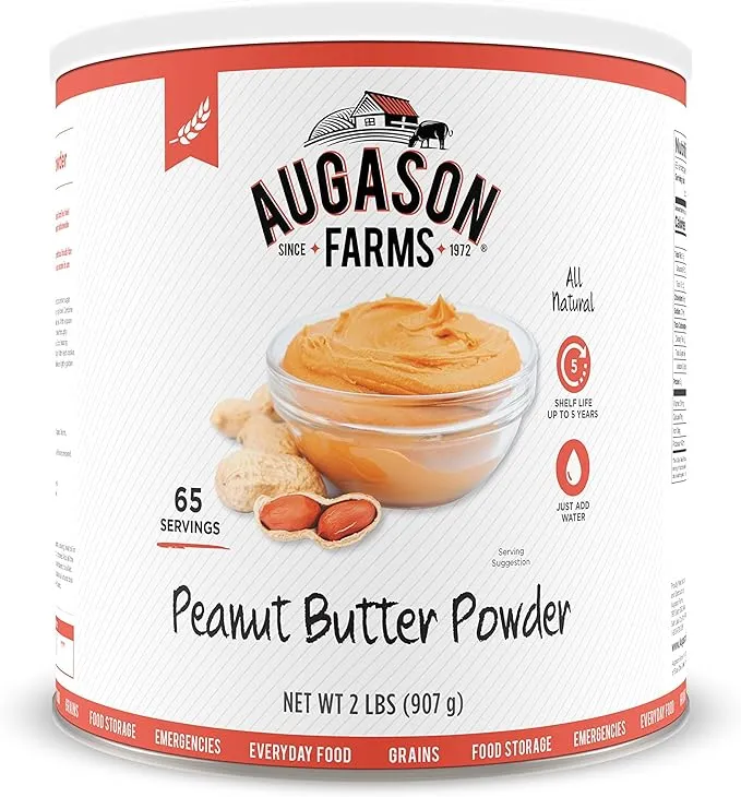 Augason Farms Peanut Butter Powder No. 10