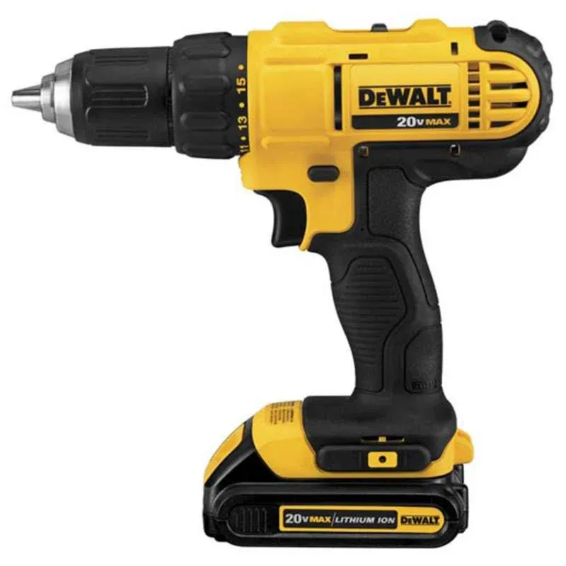 DEWALT 20V MAX Cordless Drill / Driver Kit, Compact, 1/2-Inch (DCD771C2)