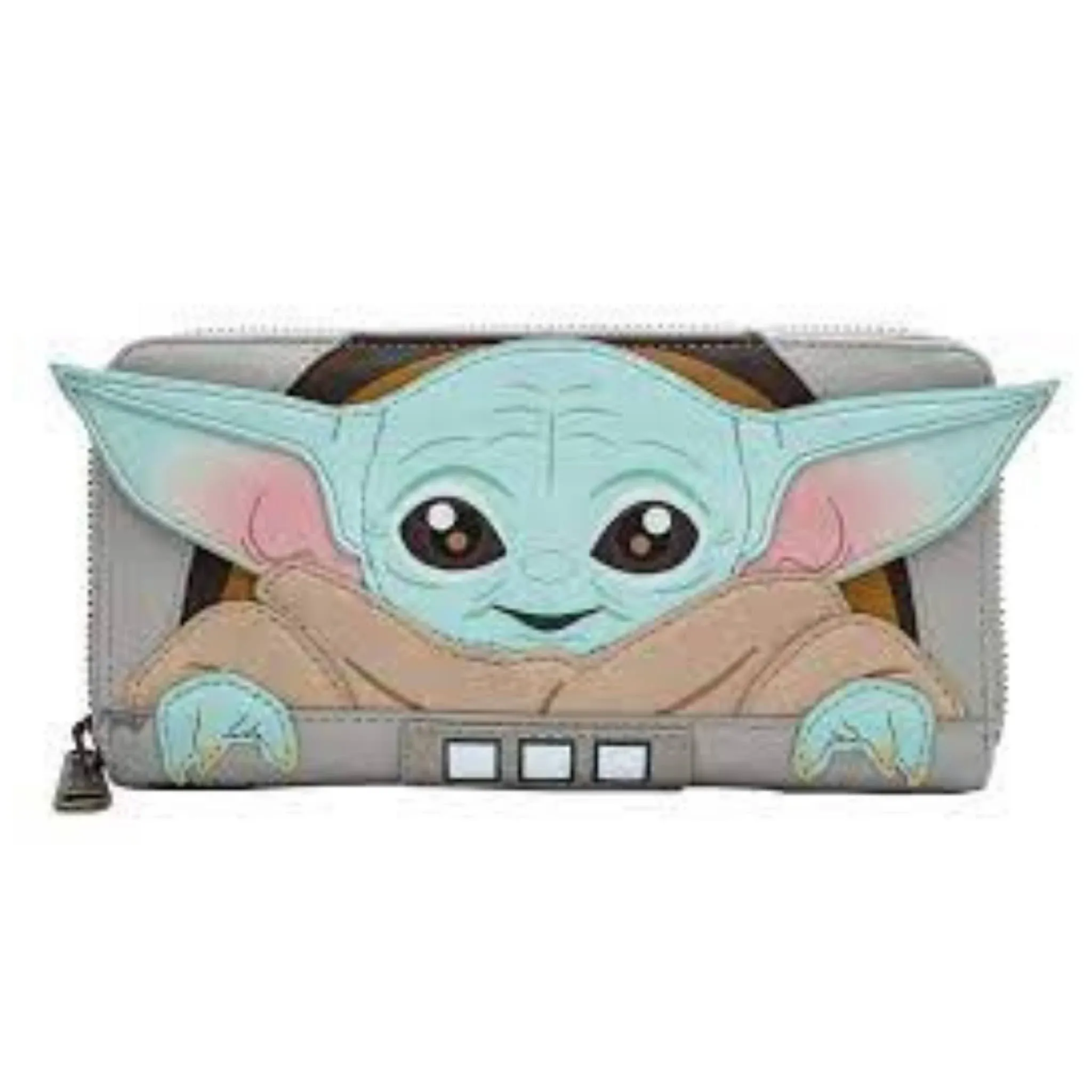 Loungefly Star Wars Baby Yoda Mandalorian Zip Around Wallet