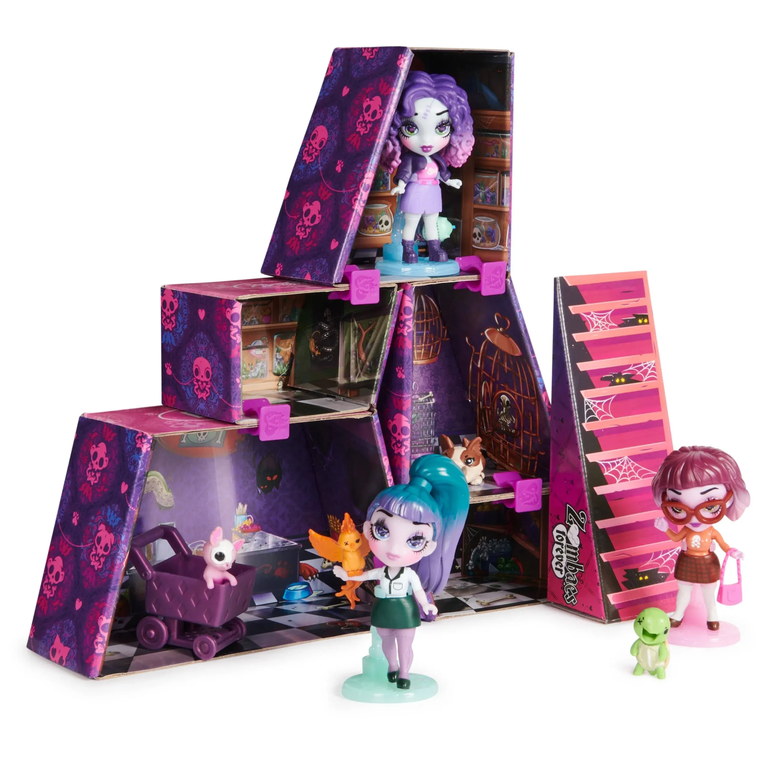 Zombaes Forever Wild Vibes Abandoned Pet Shop Playset