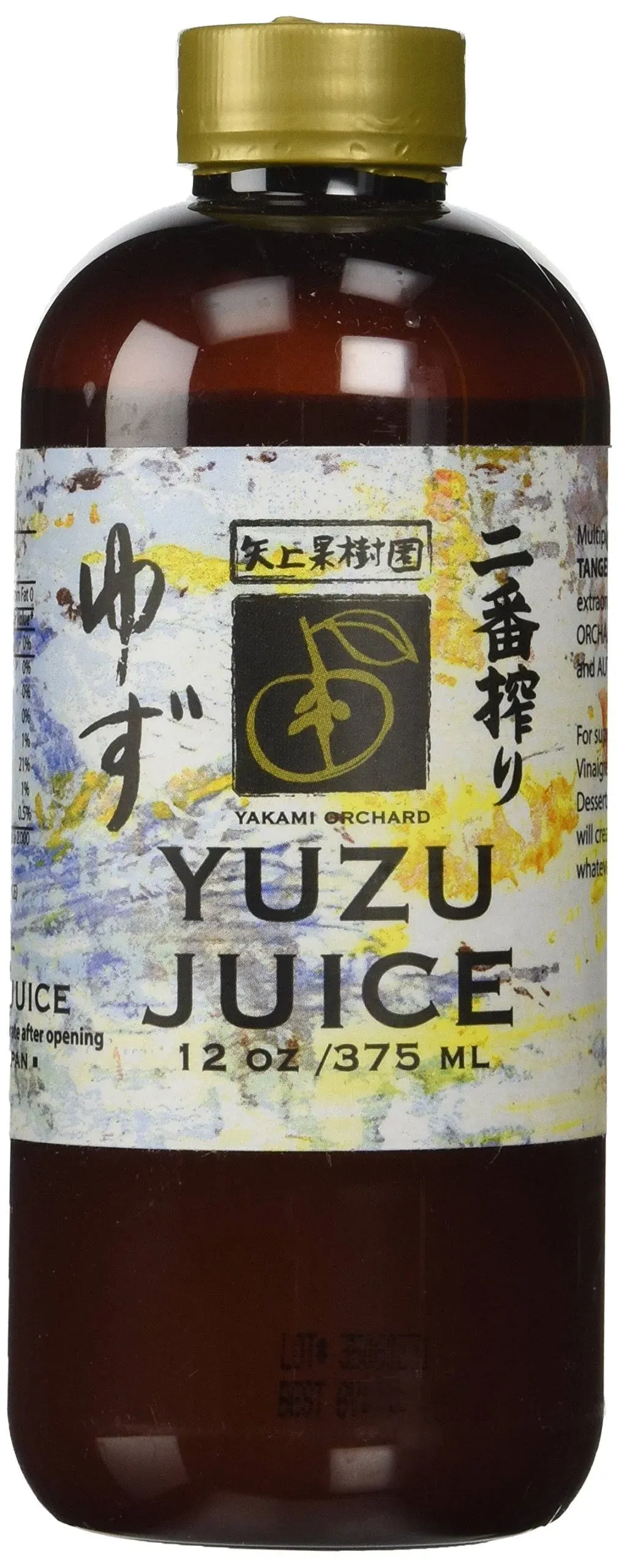 Yakami Orchard 100 % Pure Japanese Yuzu Juice 12 oz. / 350 ml