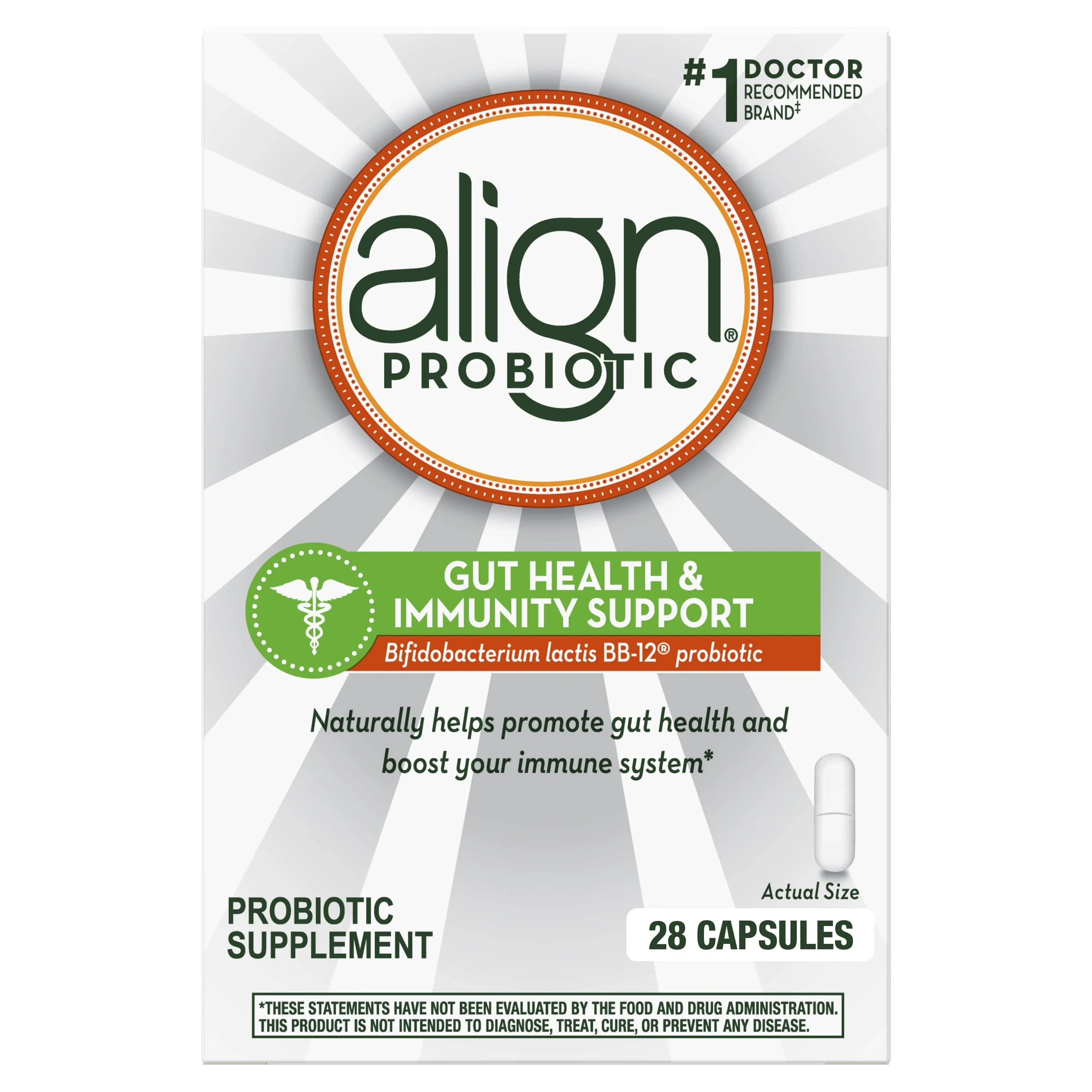 Align Probiotic Gut Health and Immunity Support Capsules