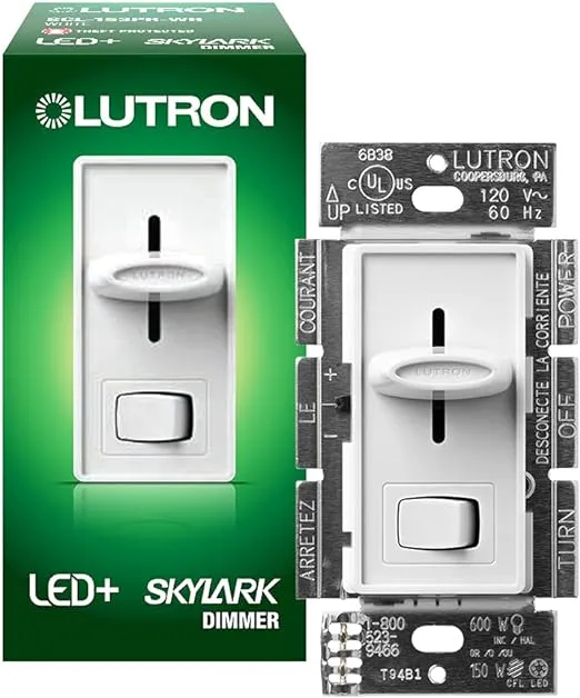 Lutron Skylark 150W LED 3-Way Dimmer Gray (SCL-153P-GR)