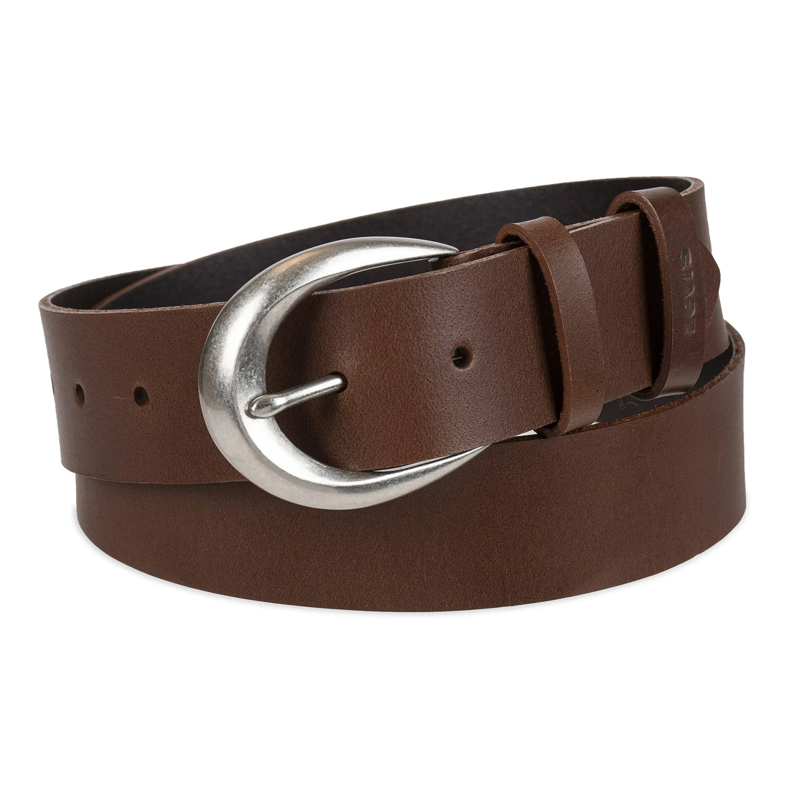 Levi's Women's Casual Leather Belt - Brown - Large