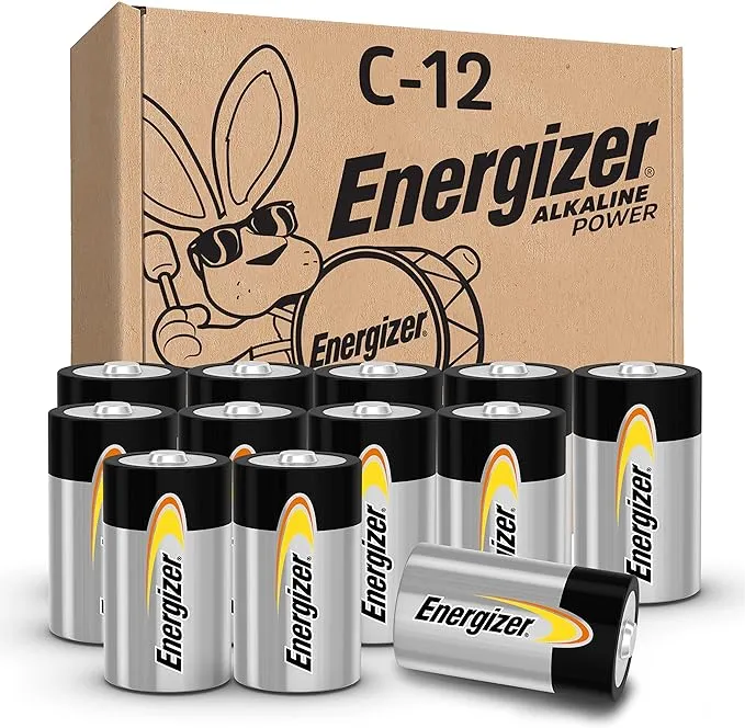 Energizer C Batteries 12 Pack