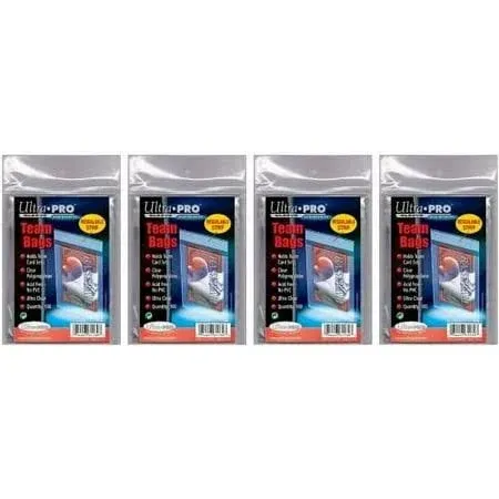 400 Ultra Pro Standard Team Bags 4 Packs of 100 New Team Set Lot Value Pack