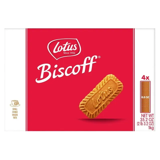 Lotus Biscoff, Caramelized Biscuit Cookies, non GMO + Vegan - 8.8 Oz (Pack of 10)