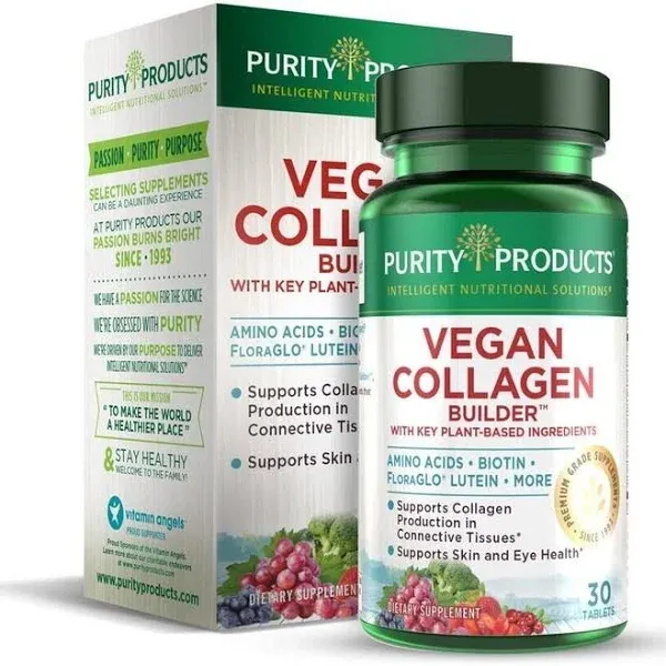 Purity Products Plant Based Vegan Collagen Builder 30 Tablets