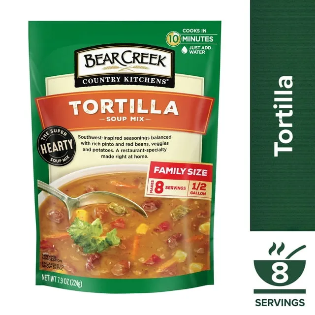 Bear Creek Country Kitchens Tortilla Soup Mix, 7.9 oz Pouch