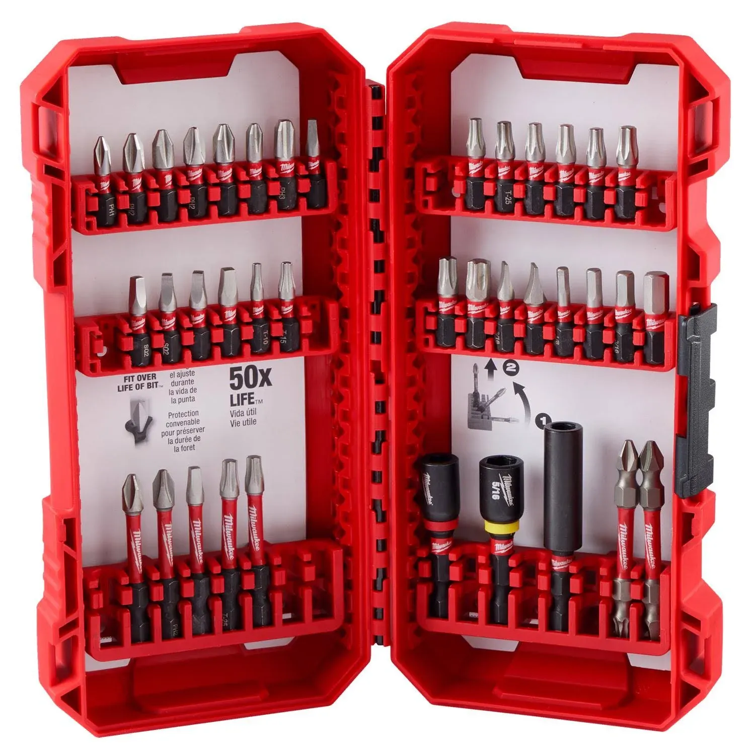 Milwaukee 48-32-4010 Shockwave Impact Duty Driver Bit Set