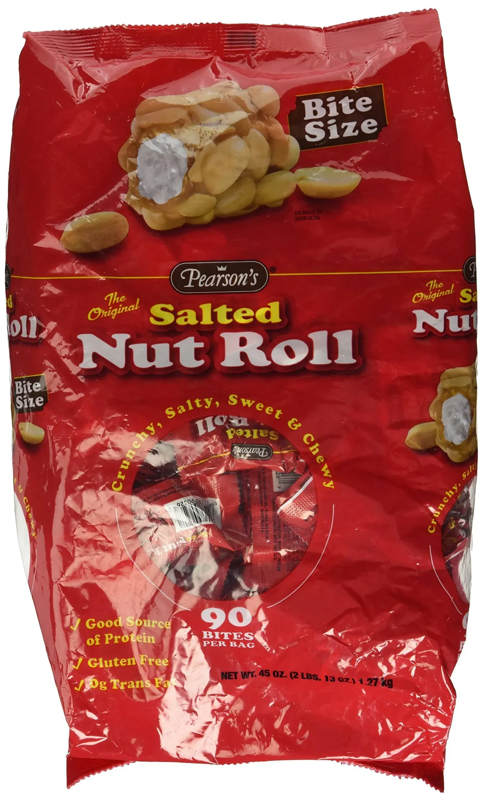 Pearson's Salted Nut Roll, Bite Size - 90