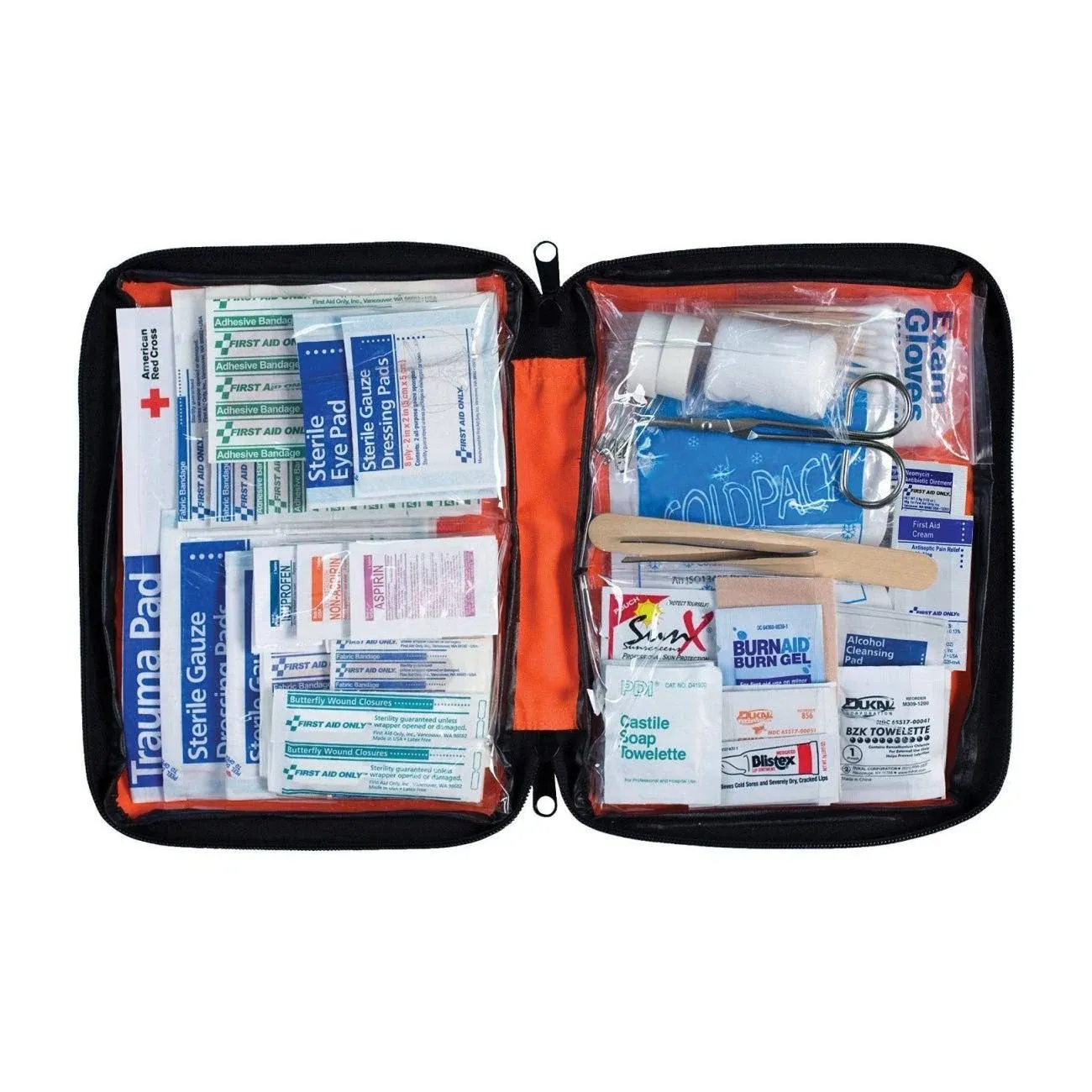 First Aid Only Outdoor Softsided First Aid Kit for 10 People, 205