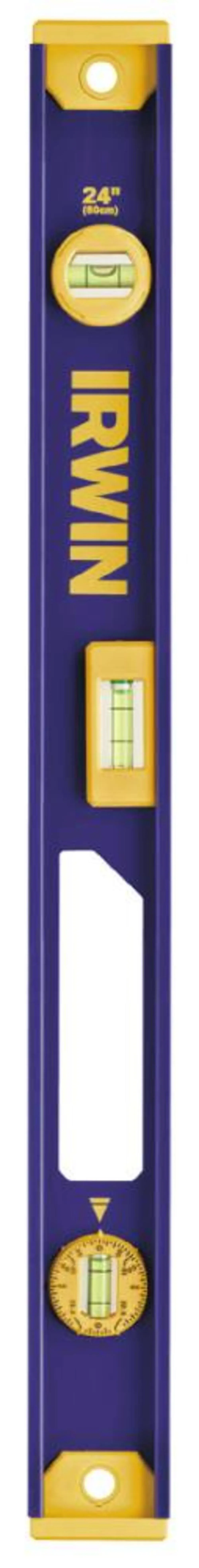 IRWIN 1801091 24 In. 1050 Magnetic I-Beam Level