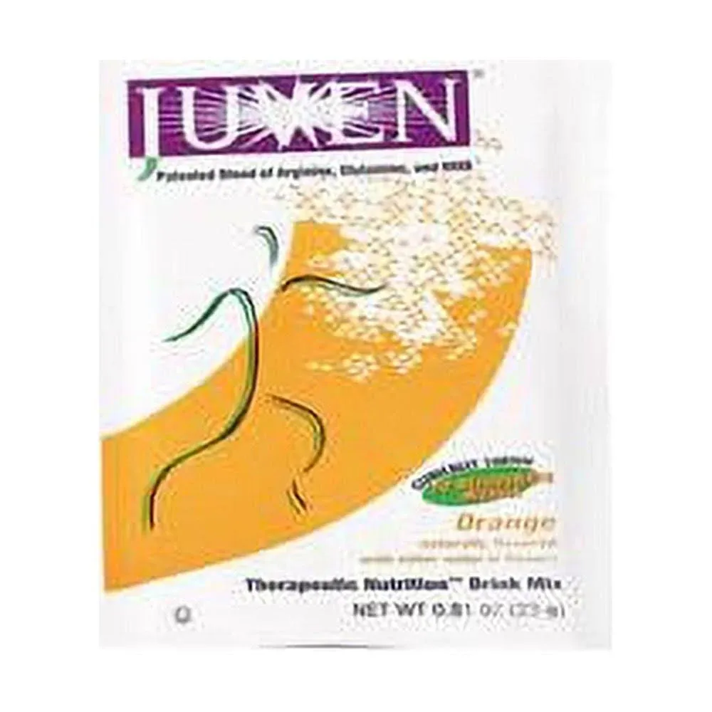 Juven Therapeutic Nutrition Drink Mix Powder for Wound Healing Support, Includes Collagen Protein, Orange, 30 Count