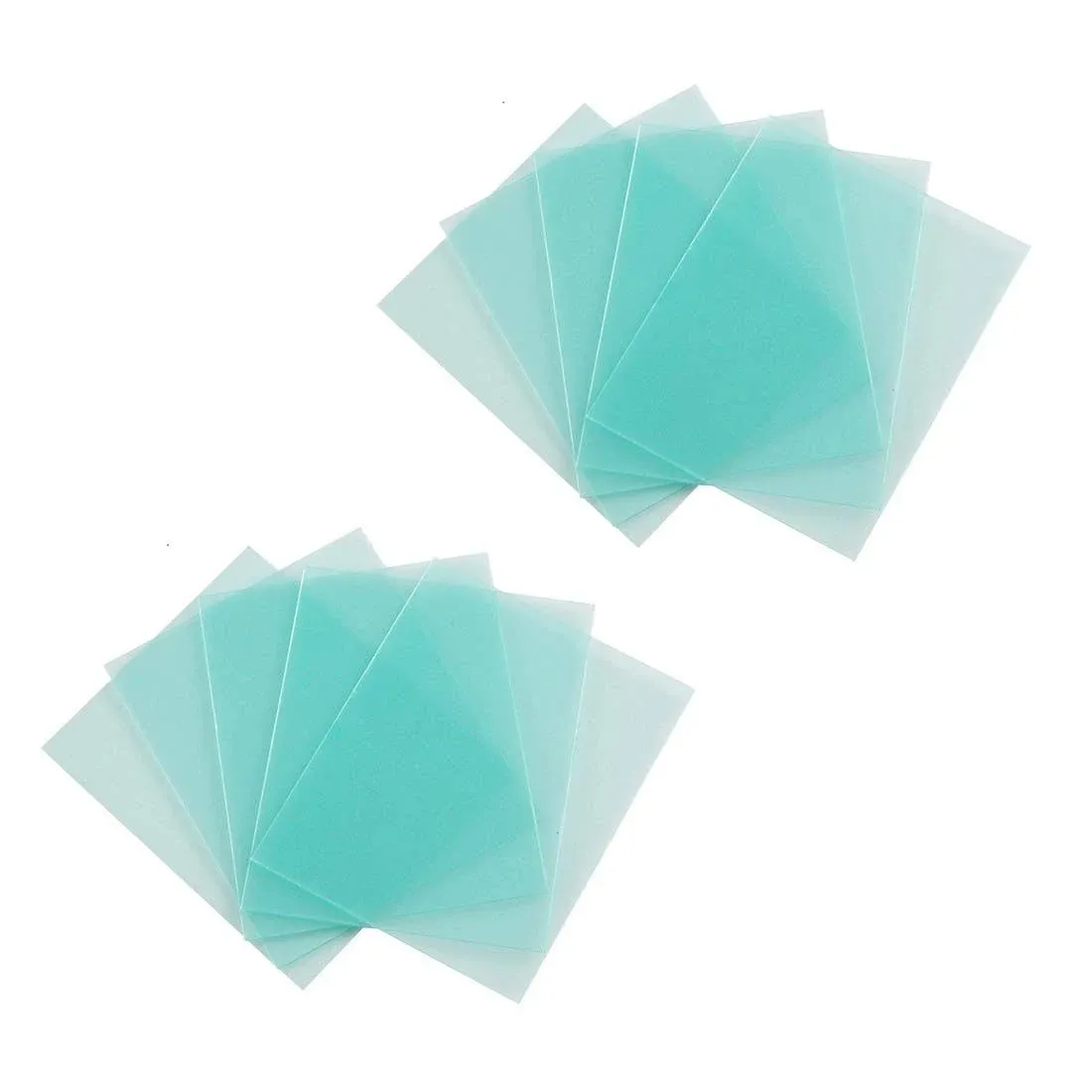 YCD 10-Pack Welding Protective Lens Replacement 4.5 x 5.25 inch (114 mm x 133 mm) Transparent Cover Lens Cover