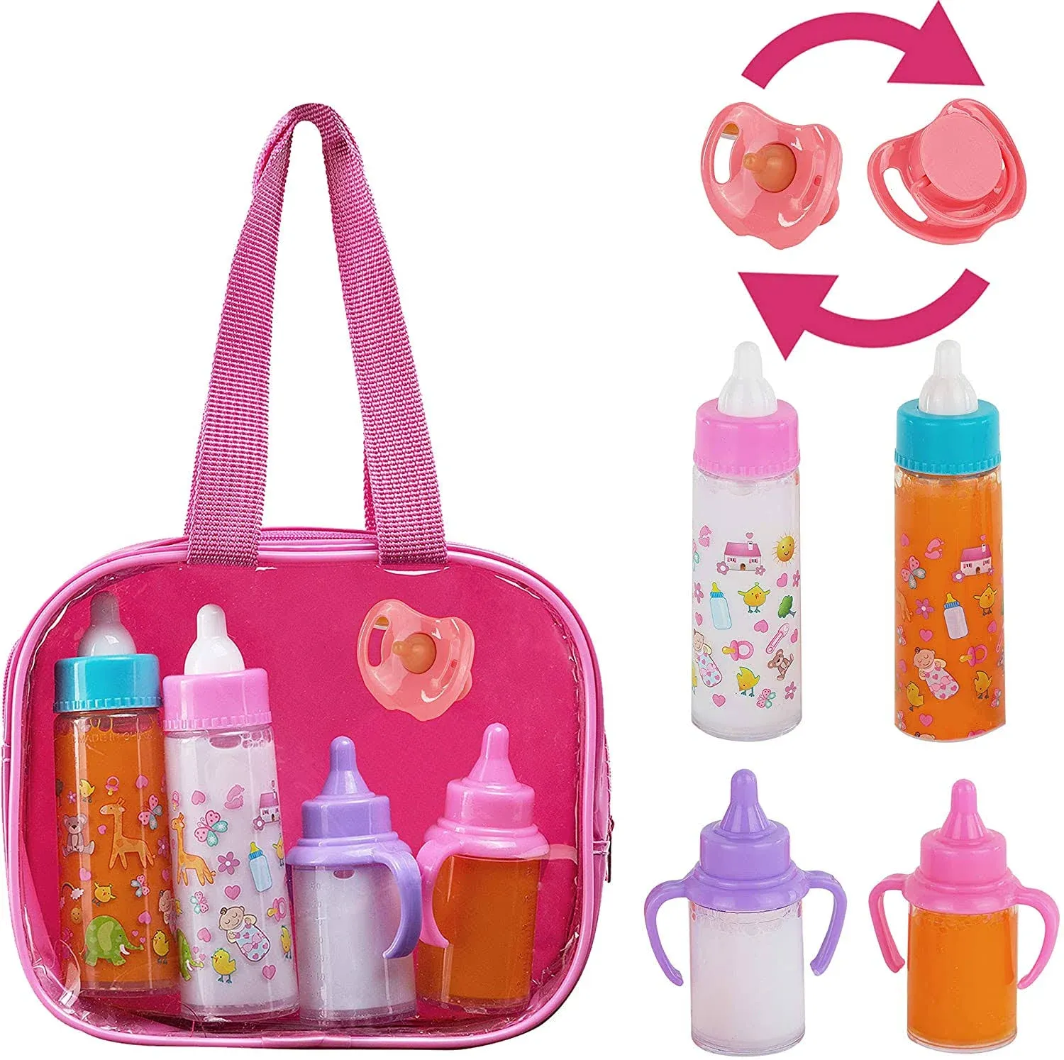 Fash N Kolor , My Sweet Baby Disappearing Doll Feeding Set | Baby Care 4 Piece ...