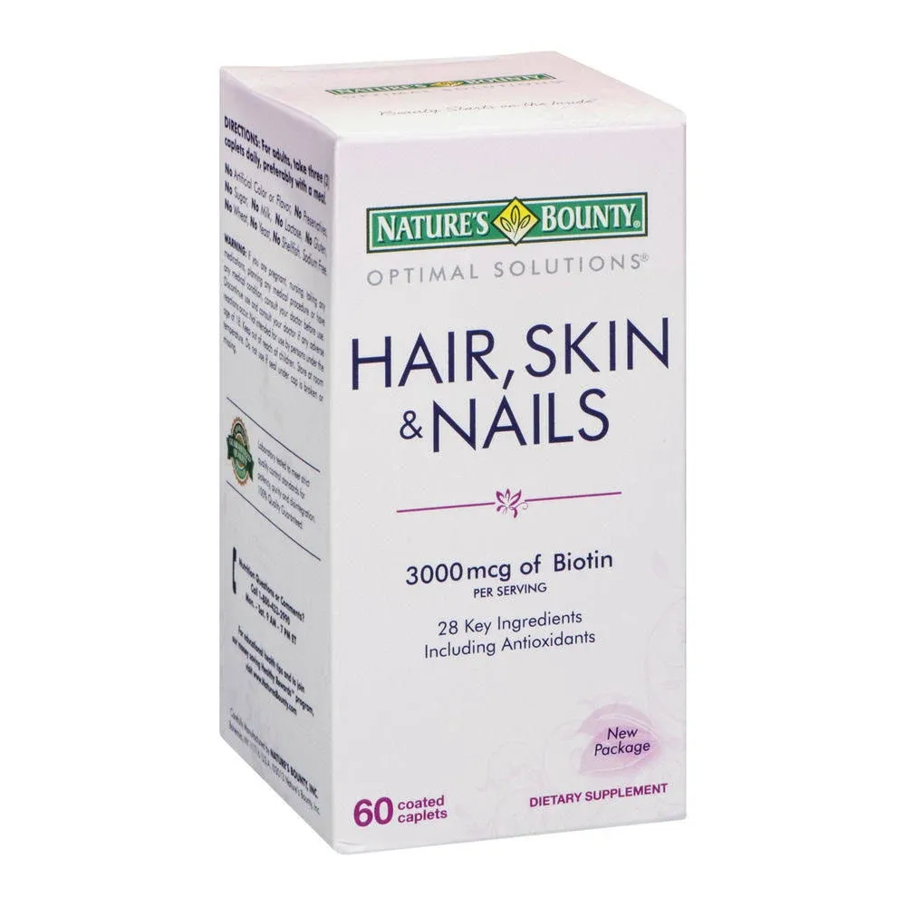 Nature's Bounty Hair, Skin and Nails 60 Caplets