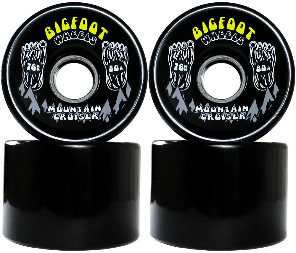 Bigfoot Longboard Wheels 76mm 80A SHR Mountain Cruisers