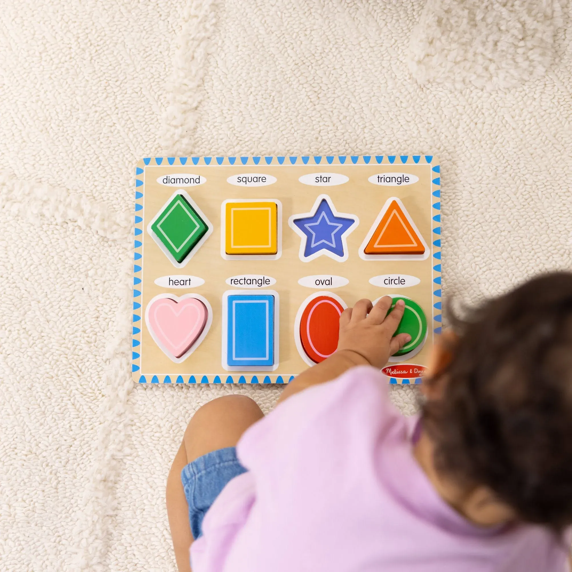 Melissa & Doug Shapes Chunky Puzzle