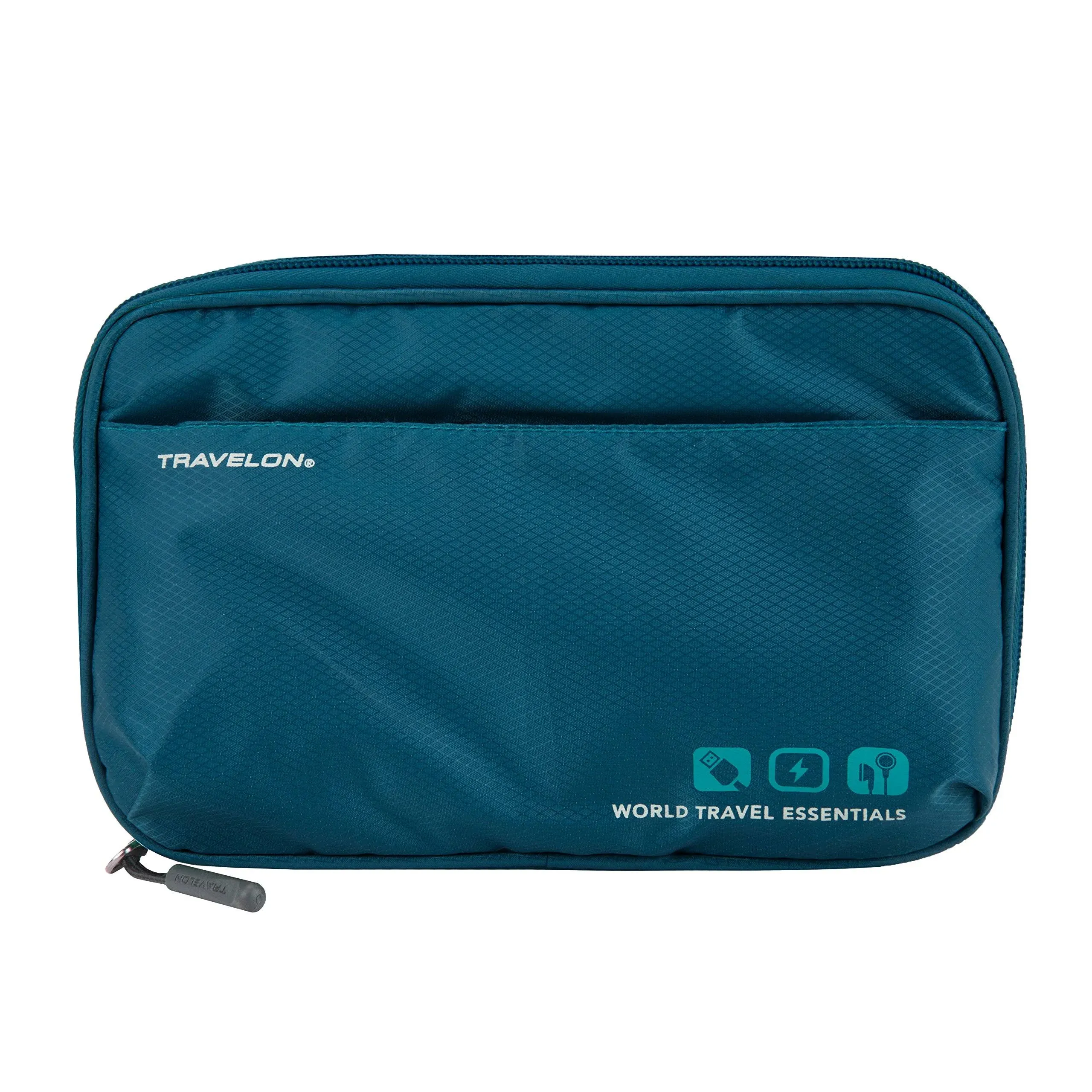 World Travel Essentials Tech Organizer, Peacock Teal