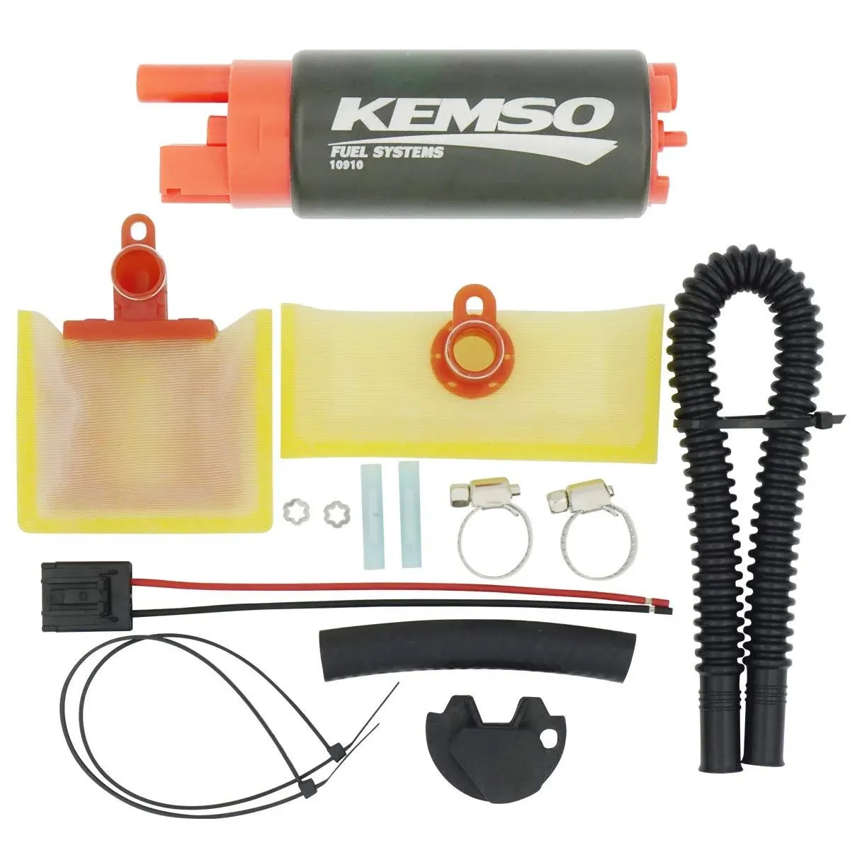 KEMSO 340LPH High Performance Fuel Pump, Replaces Walbro 255LPH GSS342, Upgrades for E8229 E2068 E8213 EFP382A