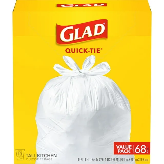 GLAD Tall Kitchen Trash Bags