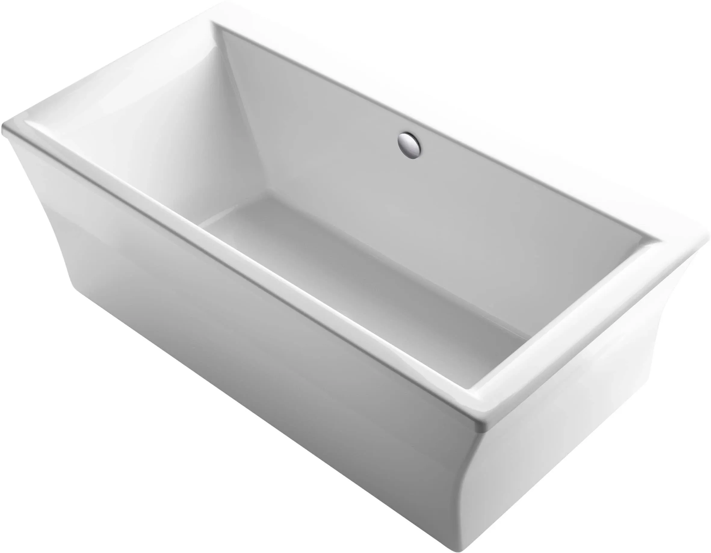 KOHLER K-6367 Stargaze 72" x 36" freestanding bath with fluted shroud