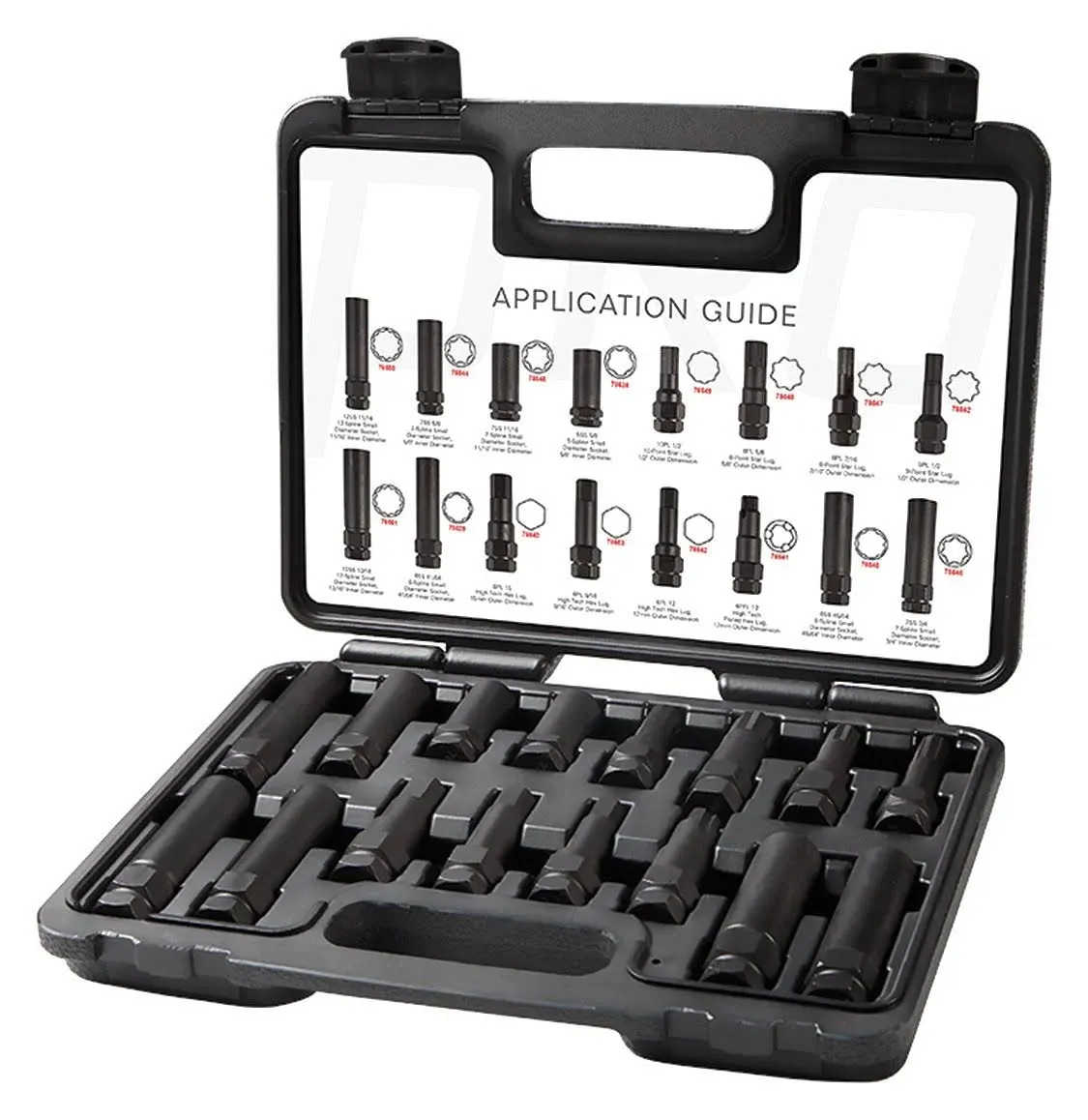 Steelman Pro 78537 16-Piece Locking Lug Nut Master Key Set