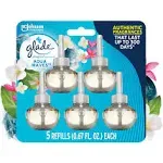 Glade Plugins Aqua Waves Scented Oil Air Freshener Refill 5 Count - 1.34 Oz