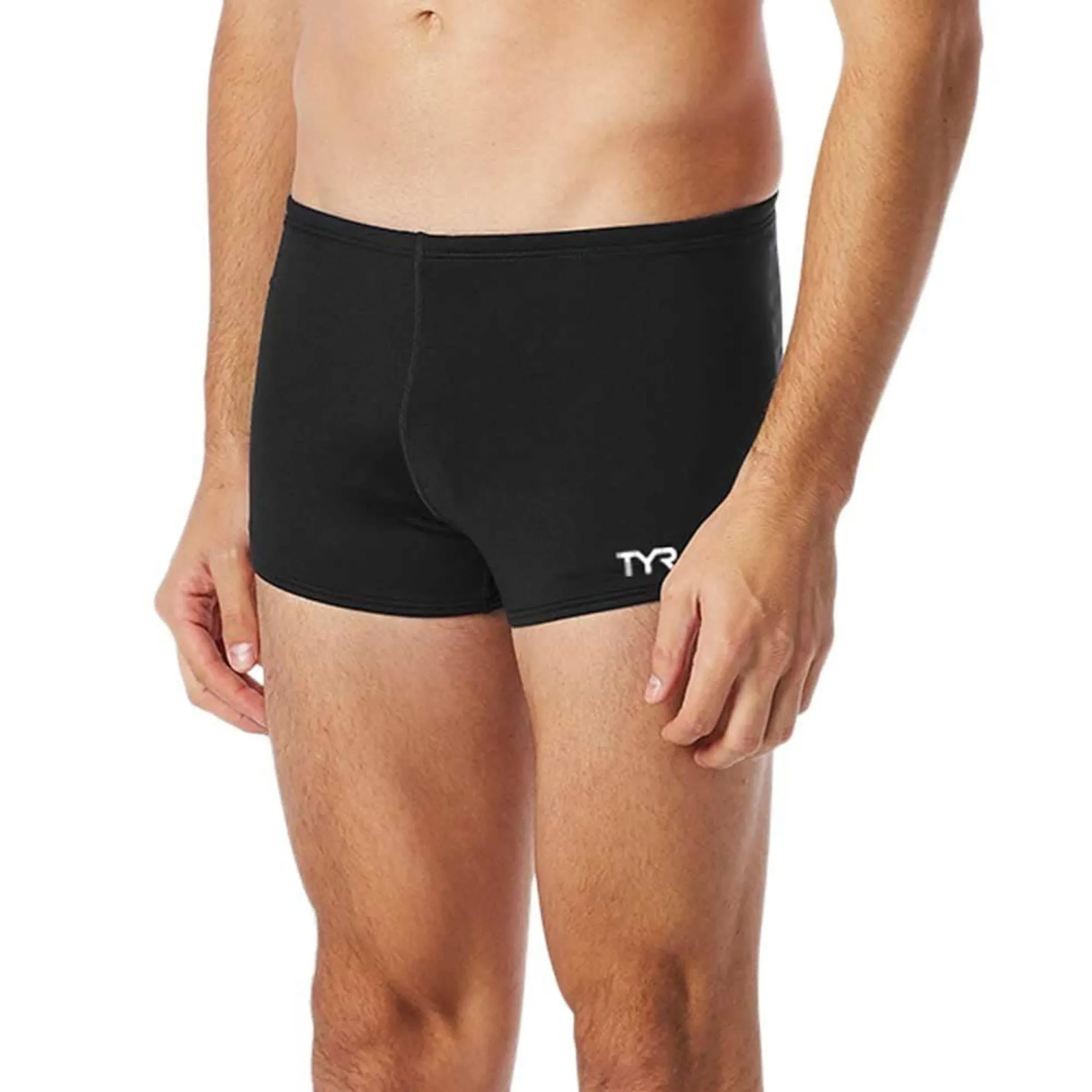 TYR Men's Durafast Elite Solid Square Leg Swimsuit