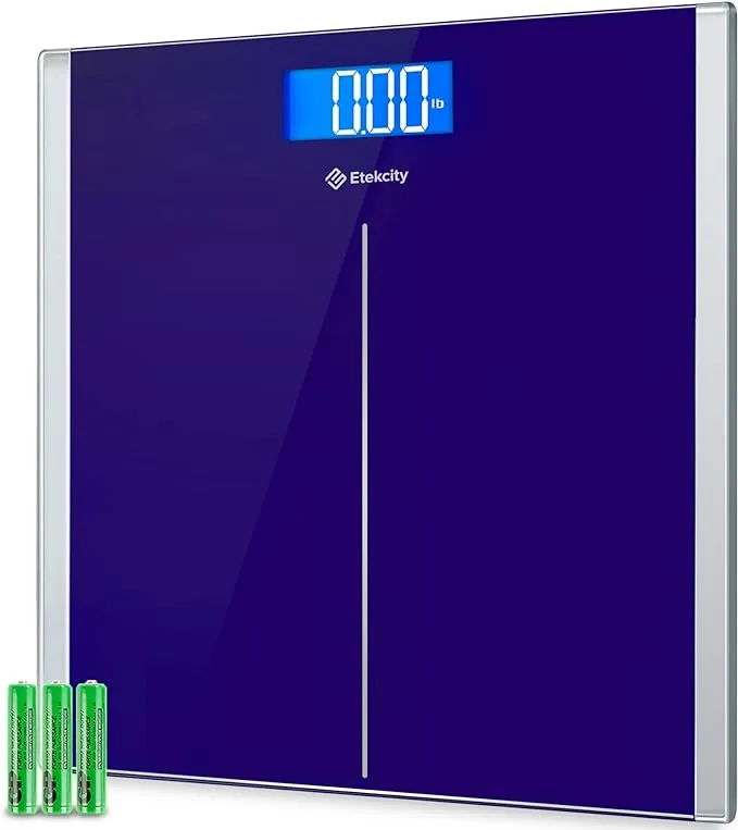 Etekcity Digital Body Weight Bathroom Scale with Step-On Technology, 400 Lb, BlueEtekcity Digital Body Weight Bathroom Scale with Step-On Technology, 400 Lb, Blue