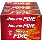 Dentyne Fire Spicy Cinnamon Sugar Free Gum, Pack of 9 (144 Total Pieces)