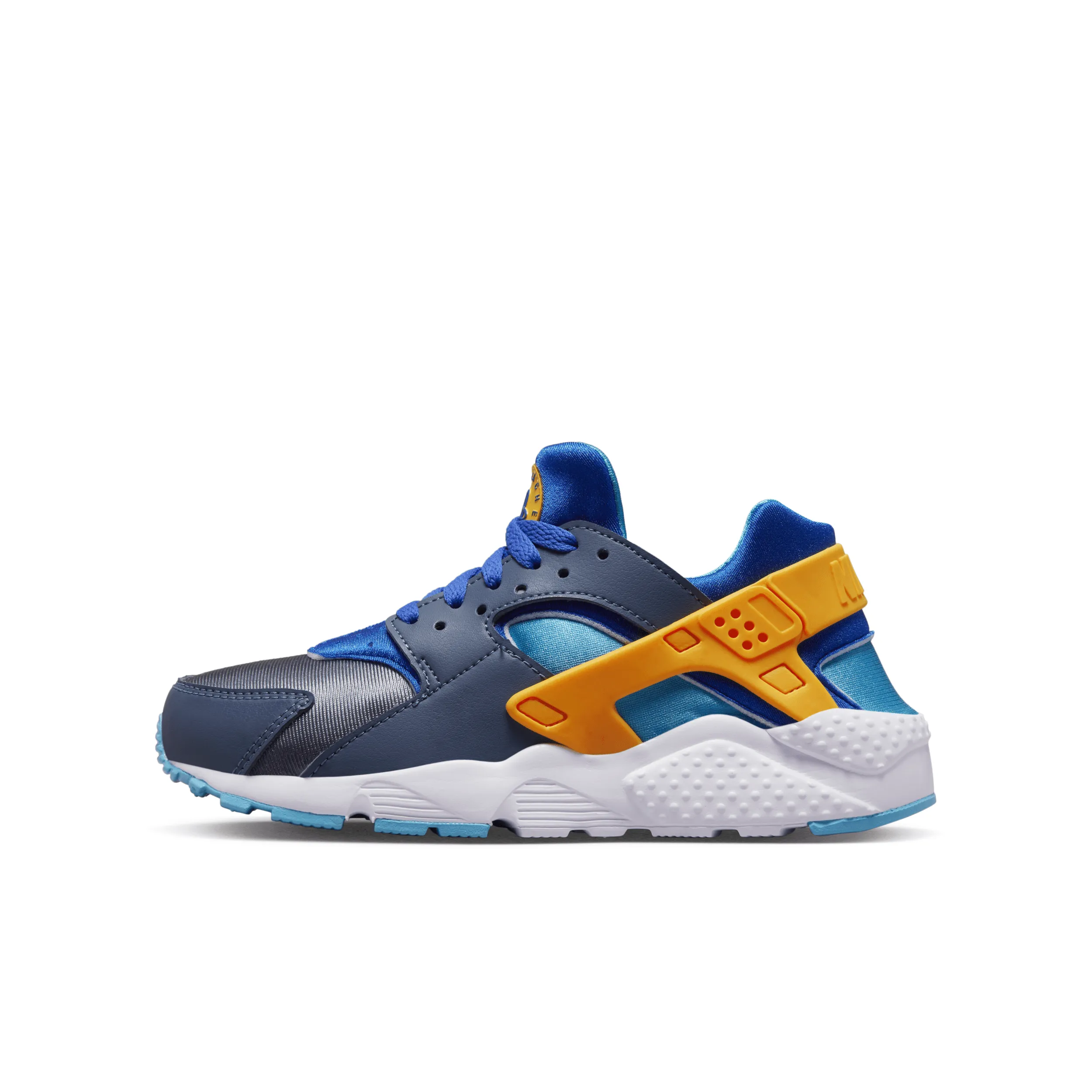 Shoes Universal Kids Nike Air Huarache Run JR 654275609 Blue-Pink