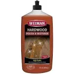 Weiman Hardwood Floor Cleaner and Polish - 128 Ounce Cleaner and 32 Ounce Polish