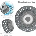 LEKEYE Drain Hair Catcher/Bathtub Drain Cover/Drain Protector for Pop-Up & Regular Drains(Patented Product)