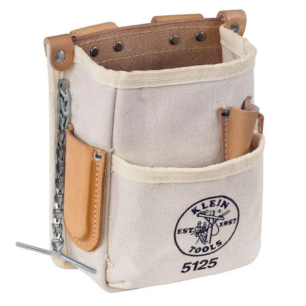 Klein Tools 5125 5 Pocket Tool Pouch Canvas