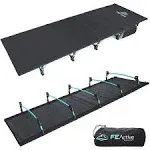 Folding Camping Cot - Lightweight, Compact &amp; Portable Camping Bed, Comfortable S