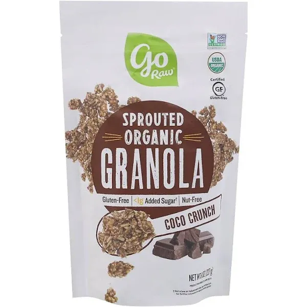 Go Raw Granola, Organic, Coco Crunch, Sprouted - 8 oz