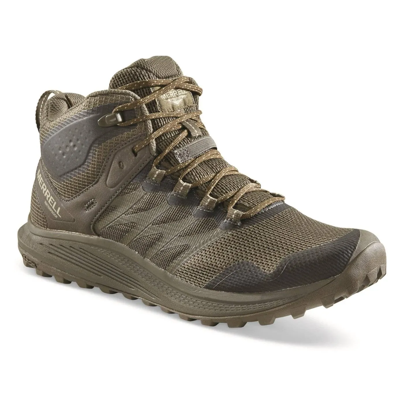 Merrell Nova 3 Tactical Mid Waterproof Boots, Men's Black