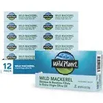 Wild Planet Wild Mackerel Fillets in Organic Extra Virgin Olive Oil Skinless ...