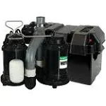 Wayne Combination Primary and Backup Sump Pump System, 1/2 HP