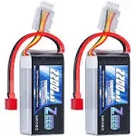 Zeee 3S Lipo Battery 2200mAh 11.1V 50C Shorty Pack Battery with Deans Plug for RC Car Truck Vehicles RC Boat RC Drone Airplane Quadcopter Helicopter