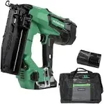 Metabo HPT 16 Ga. Cordless Finish Nailer Kit (Battery & Charger) 18 V